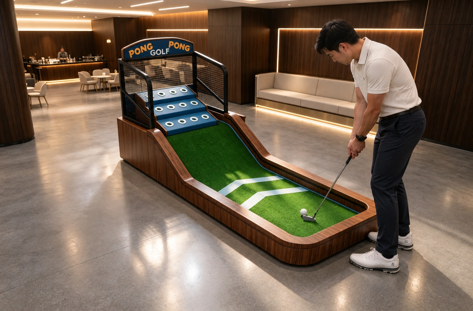 Beer Pong Golf Hole